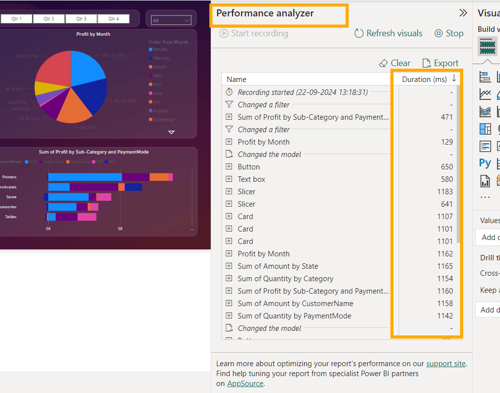 Using Performance Analyzer